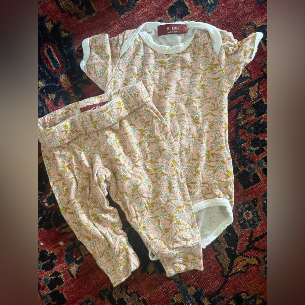Milkbarn 3-6 month cozy outfit